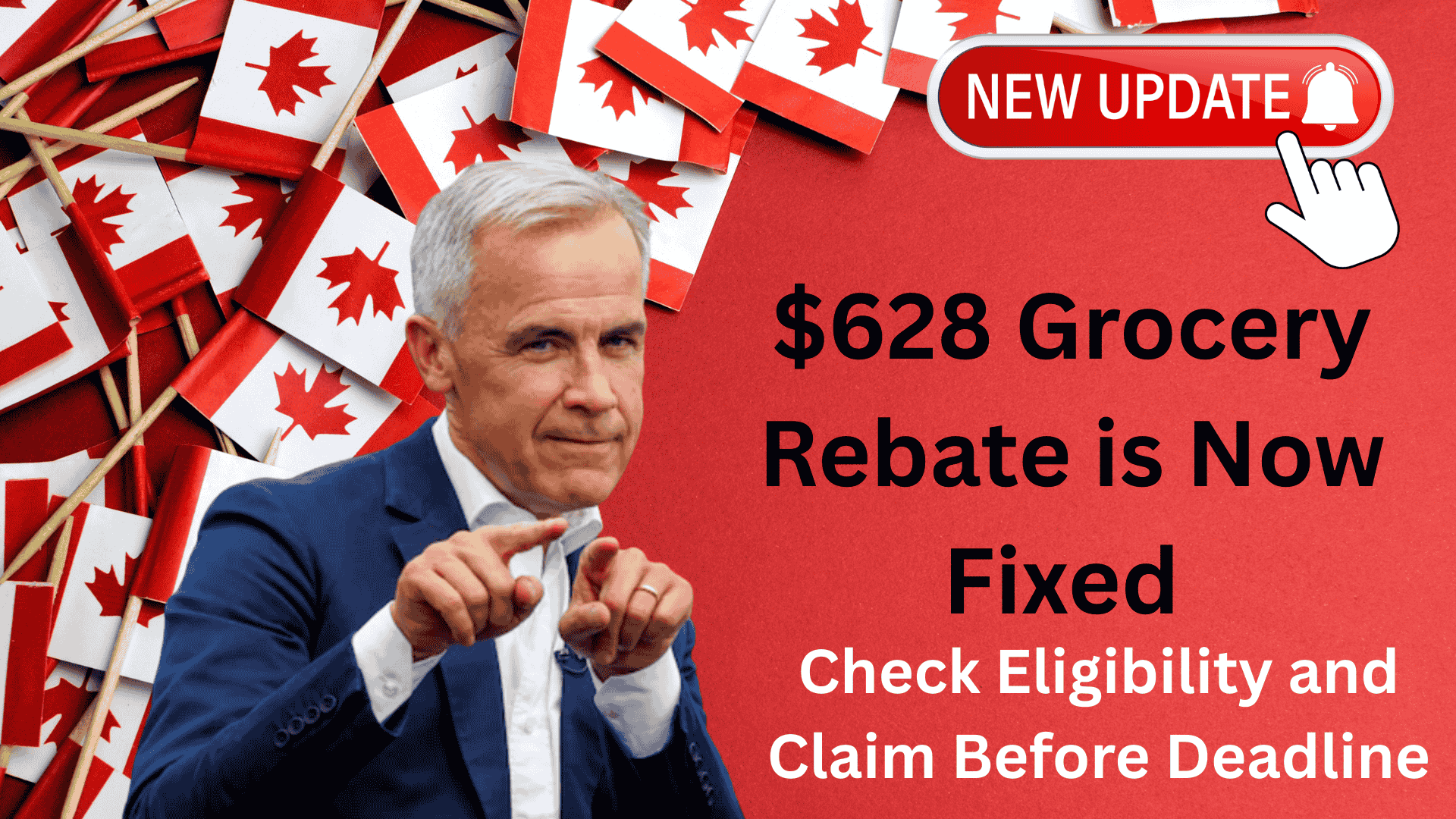 $628 Grocery Rebate is Now Fixed