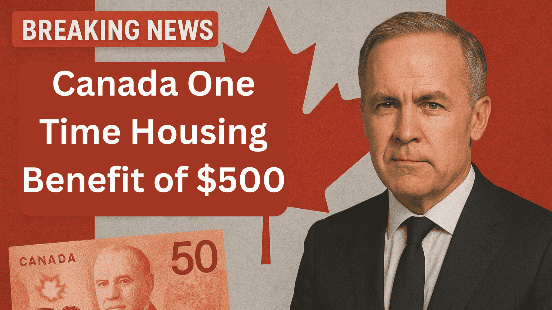 Canada One Time Housing Benefit of $500