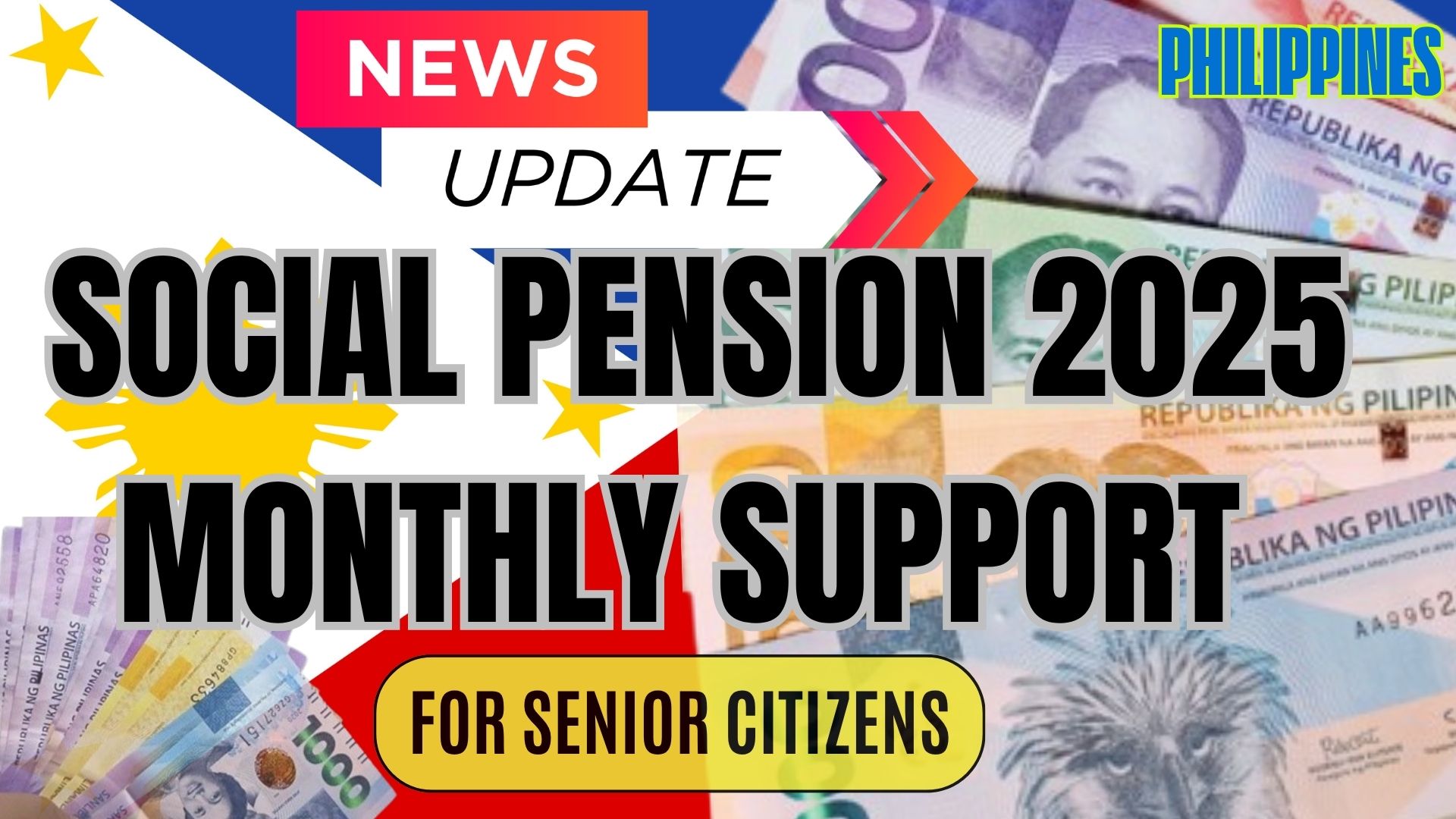 Philippines Social Pension 2025: Monthly Support for Senior Citizens