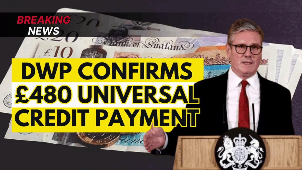 DWP £480 Universal Credit Payment in November 2025