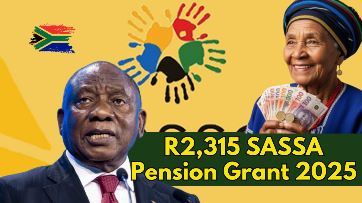 R2,315 SASSA Pension Grant November 2025