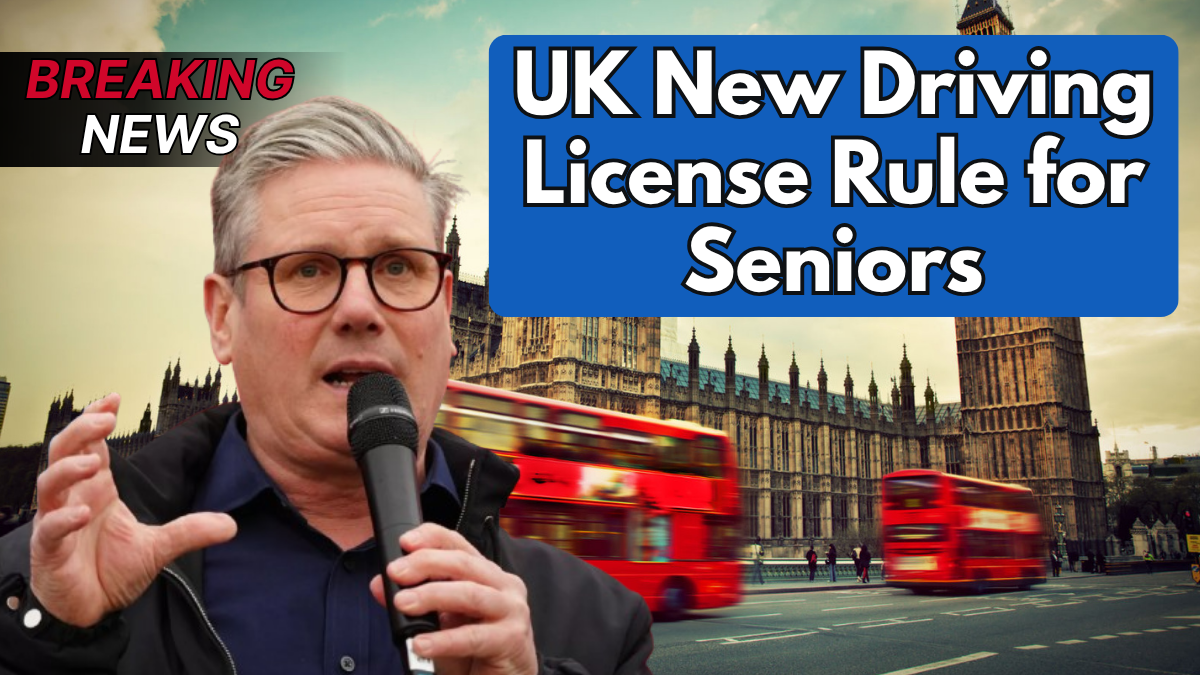 UK New Driving Licence Rules for Seniors from 8 November 2025